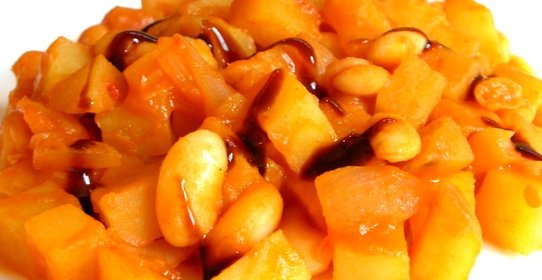 Картошка с фасолью