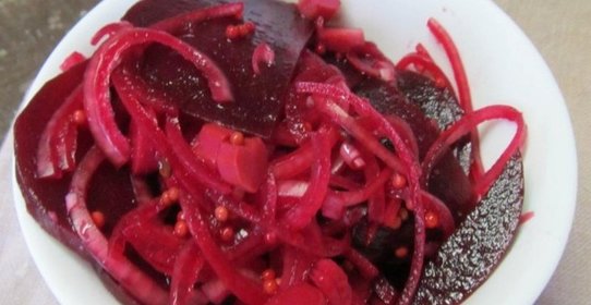 Маринованная свекла с луком