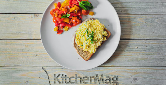 Нежный омлет на хлебе по рецепту Гордона Рамзи