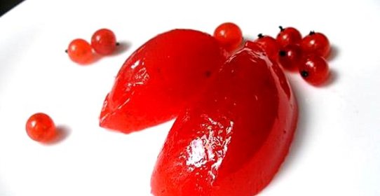 Желе из красной смородины