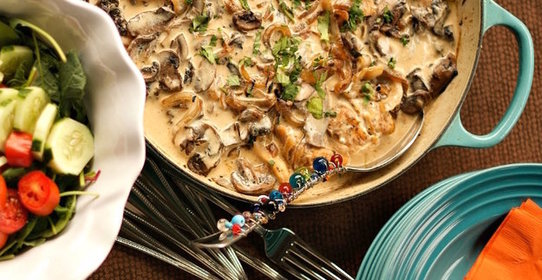 Курица с грибами