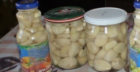Маринованный чеснок на зиму