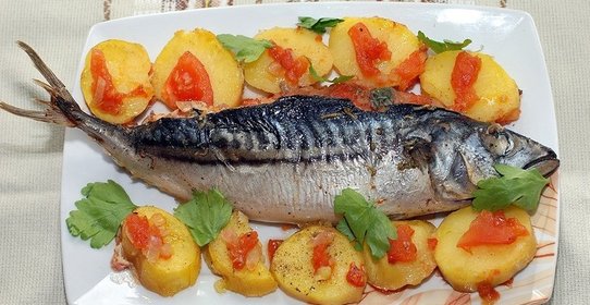 Рыба фаршированная и запеченная