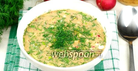 Окрошка на квасе