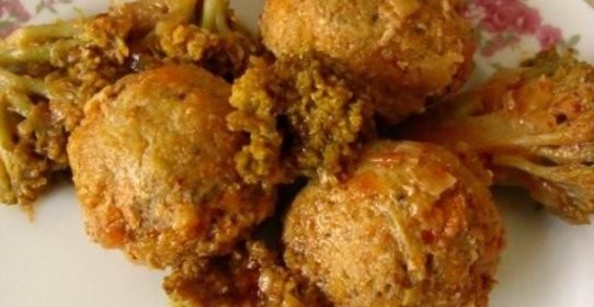 Рыба с брокколи