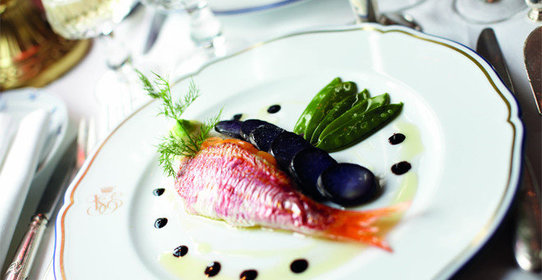 Морской черт Оссо Буко с шафраном