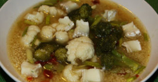 Салат из фузилли с креветками