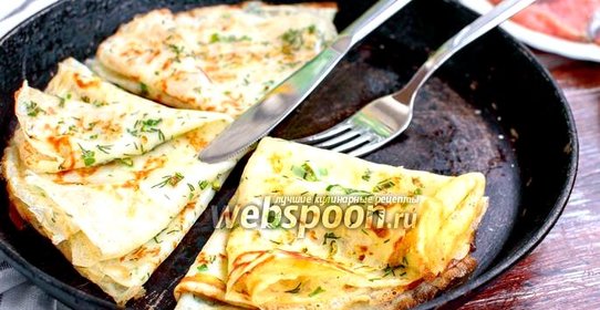 Блины с зеленью