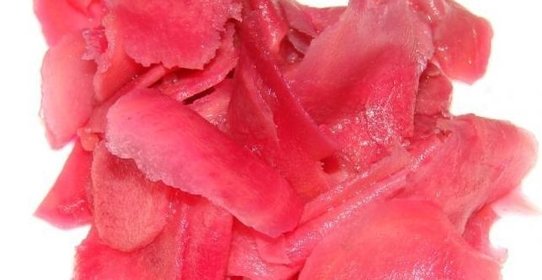 Имбирь маринованный с овощами