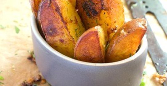 Лимонный запеченный картофель с орегано