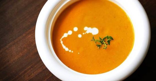Крем-суп из батата и моркови