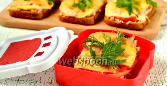 Горячие бутерброды с ржаным хлебом