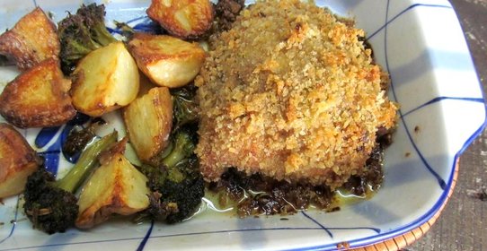 Курица под хлебной корочкой