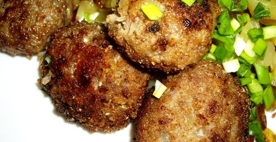 Мясные котлеты с капустой