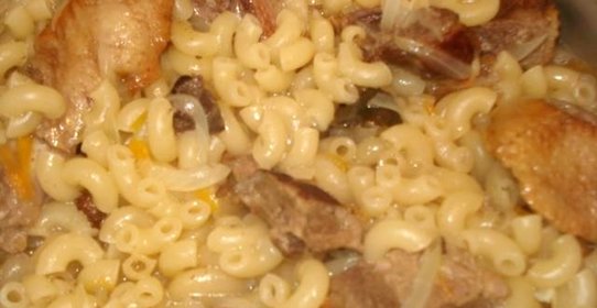 Макароны с мясом