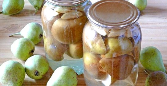 Яблочно-грушевый компот на зиму