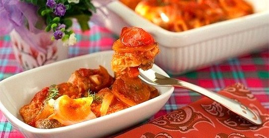 Горбуша, запеченная в духовке