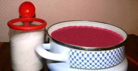 Клюквенный сироп на зиму