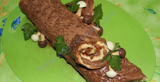 Торт Рождественское полено