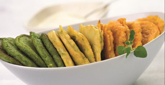 Овощные оладьи