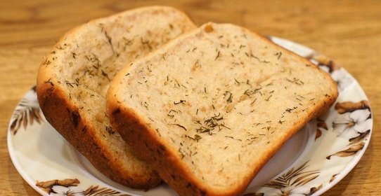 Хлеб с чесноком
