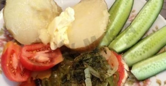 Морской окунь запеченный в фольге в духовке