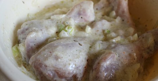 Кефирный маринад для курицы