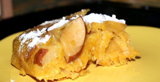 Яблочный пирог вегетарианский