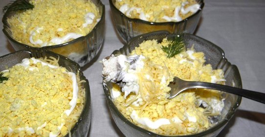 Салат Нежный с куриным мясом