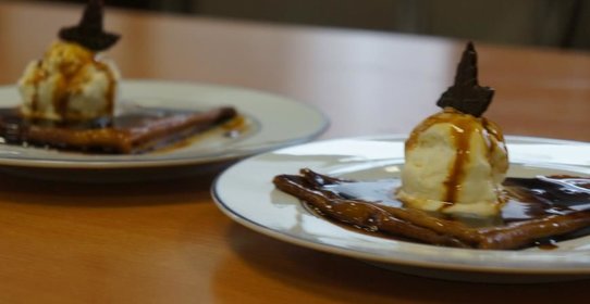 Блины кофейные креп Сюзетт фламбе