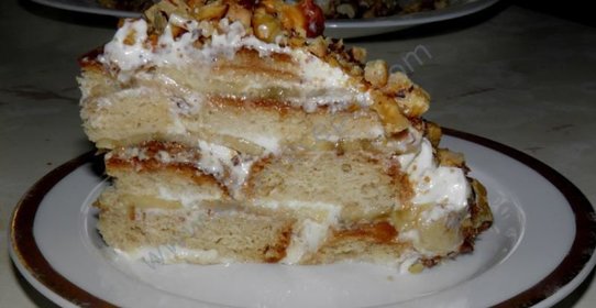 Холодный торт