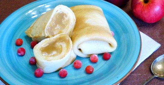 Блинчики с повидлом