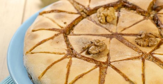 Греческий ореховый пирог