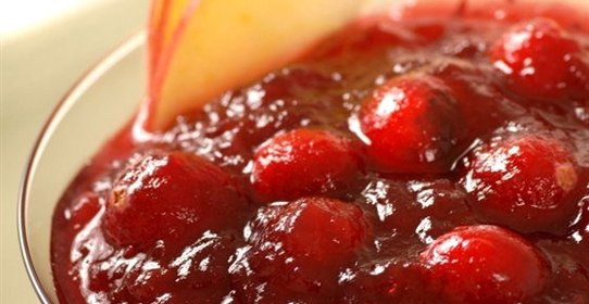 Клюквенно-яблочный соус