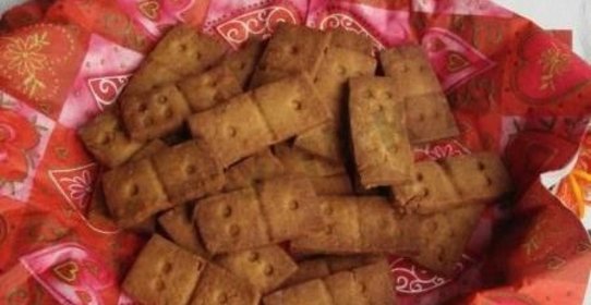 Карамельное песочное печенье