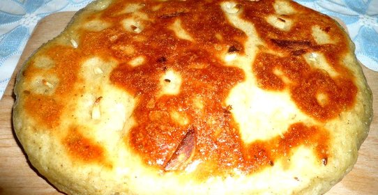 Быстрый хлебушек с чесночком