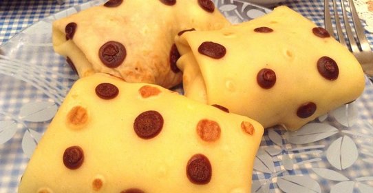 Блины в горошек: