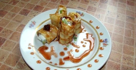 Блинчики с киви