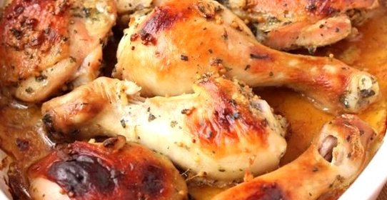 Курица с медом и горчицей