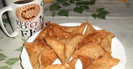 Блинчики с сыром и чесноком