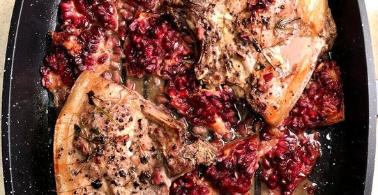 Свинина с гранатом