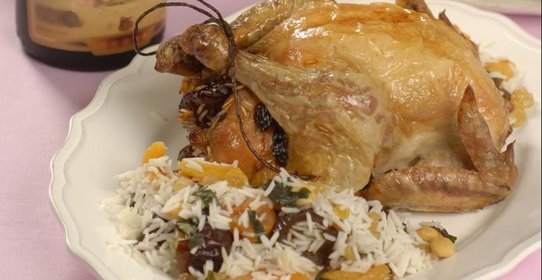 Амич с зелеными лепешками