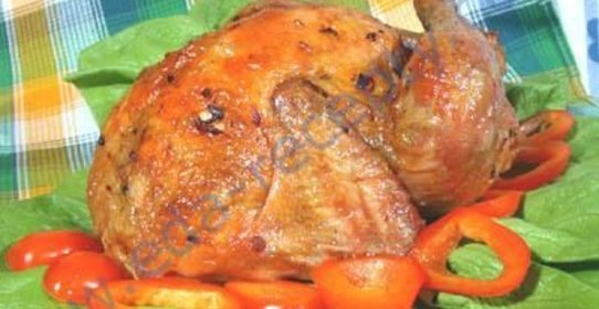 Курица в майонезе в духовке