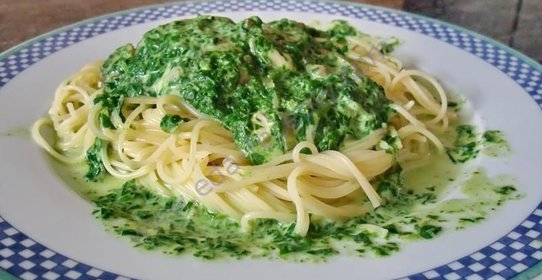 Паста со шпинатом