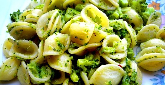Паста вегетарианская с брокколи