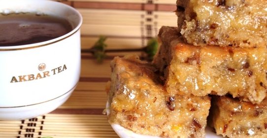 Лимонно-изюмный пирог