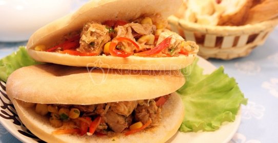 Лепешки с начинкой