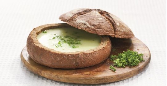 Горшок из хлеба