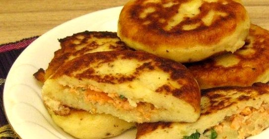 Картофельные зразы с рыбой