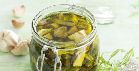 Грибы в масляном маринаде